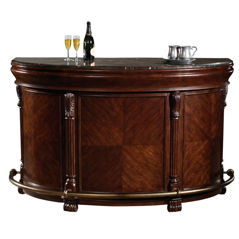 Canora Grey Brainard Bar with Wine Storage Reviews Wayfair